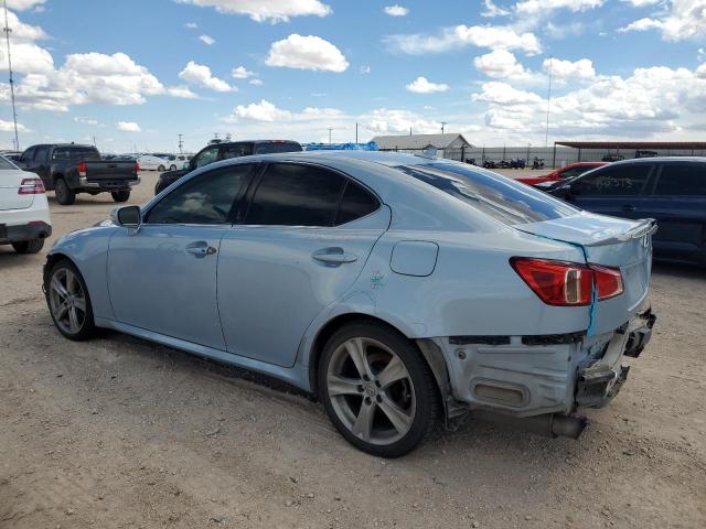 JTHBF5C25C5177554 - 2012 LEXUS IS 250 BLUE photo 2