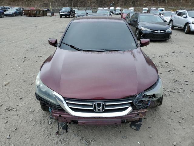 1HGCR2F5XFA070949 - 2015 HONDA ACCORD SPORT MAROON photo 5