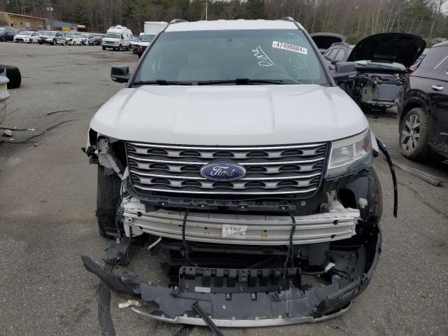 1FM5K8D86GGC52833 - 2016 FORD EXPLORER XLT WHITE photo 5