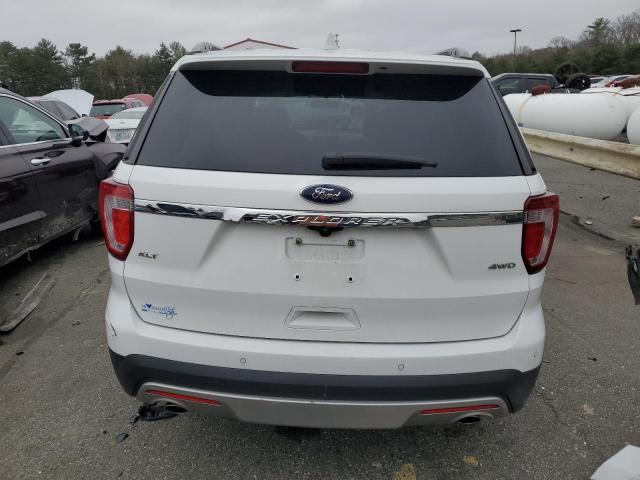 1FM5K8D86GGC52833 - 2016 FORD EXPLORER XLT WHITE photo 6