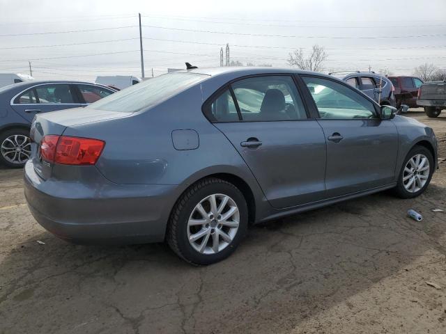 3VWDZ7AJ4BM316795 - 2011 VOLKSWAGEN JETTA SE GRAY photo 3