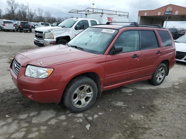 JF1SG63627G727817 - 2007 SUBARU FORESTER 2.5X RED photo 1