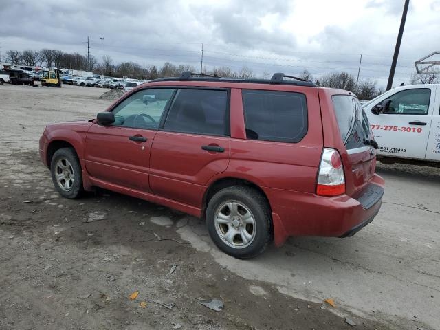 JF1SG63627G727817 - 2007 SUBARU FORESTER 2.5X RED photo 2