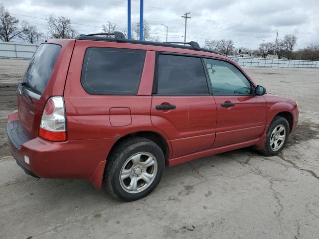JF1SG63627G727817 - 2007 SUBARU FORESTER 2.5X RED photo 3