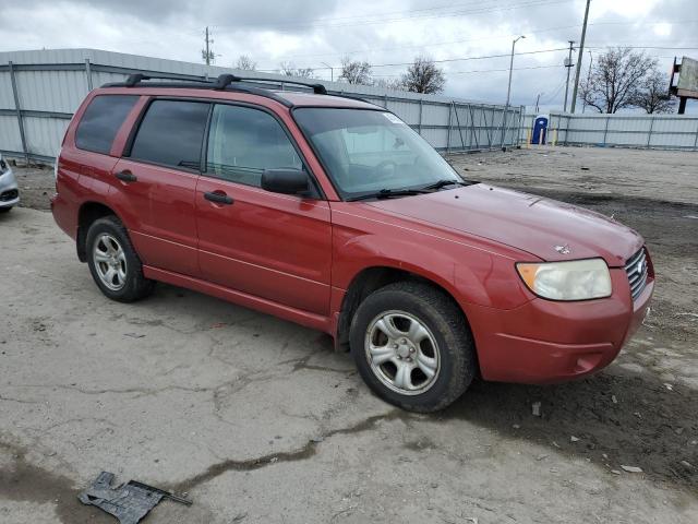 JF1SG63627G727817 - 2007 SUBARU FORESTER 2.5X RED photo 4