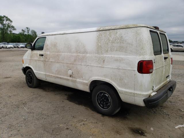 2B7HB11X62K140263 - 2002 DODGE RAM VAN B1500 WHITE photo 2