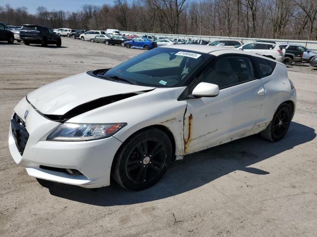 JHMZF1D6XBS000569 - 2011 HONDA CR-Z EX WHITE photo 1