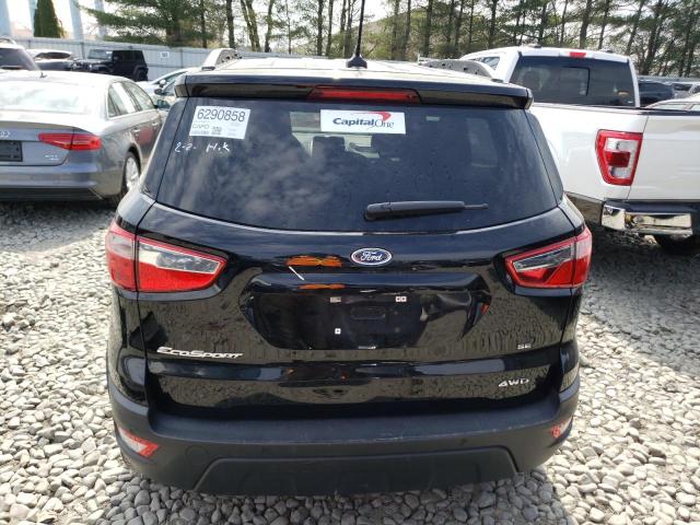 MAJ6S3GL5LC365773 - 2020 FORD ECOSPORT SE BLACK photo 6