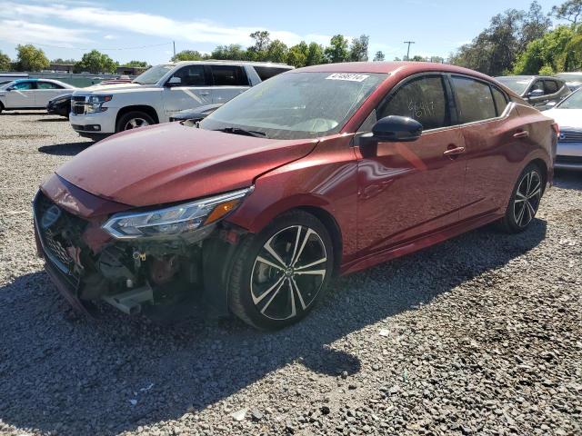 3N1AB8DV1MY251157 - 2021 NISSAN SENTRA SR RED photo 1