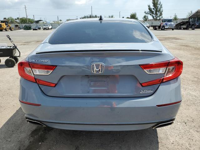 1HGCV1F40MA104777 - 2021 HONDA ACCORD SPORT SE GRAY photo 6