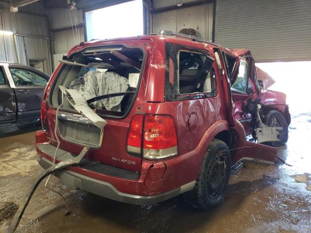 5LMEU88H94ZJ25026 - 2004 LINCOLN AVIATOR ბურგუნდია ფოტო 3