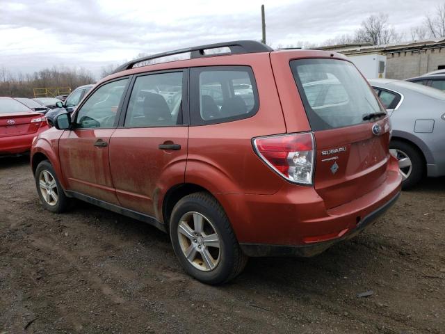 JF2SH6BCXAG799758 - 2010 SUBARU FORESTER XS Naranja foto 2