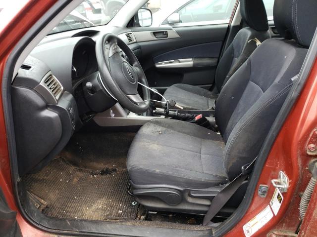 JF2SH6BCXAG799758 - 2010 SUBARU FORESTER XS Naranja foto 7