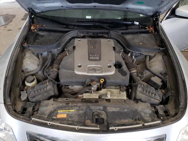 JNKCV61F19M355509 - 2009 INFINITI G37 SILVER photo 11