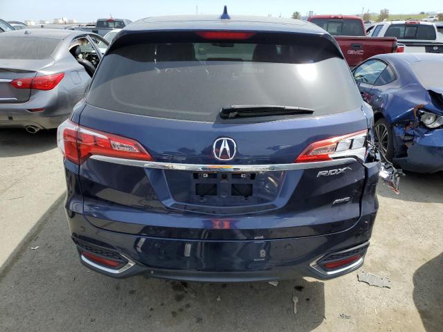 5J8TB4H70GL025202 - 2016 ACURA RDX ADVANCE BLUE photo 6