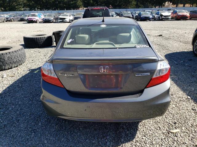 JHMFB4F26CS009300 - 2012 HONDA CIVIC HYBRID GRAY photo 6