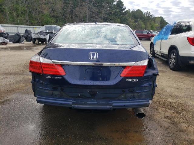 1HGCR2F84EA186883 - 2014 HONDA ACCORD EXL BLUE photo 6