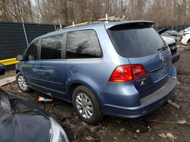 2C4RVABG1CR194010 - 2012 VOLKSWAGEN ROUTAN SE BLUE photo 2