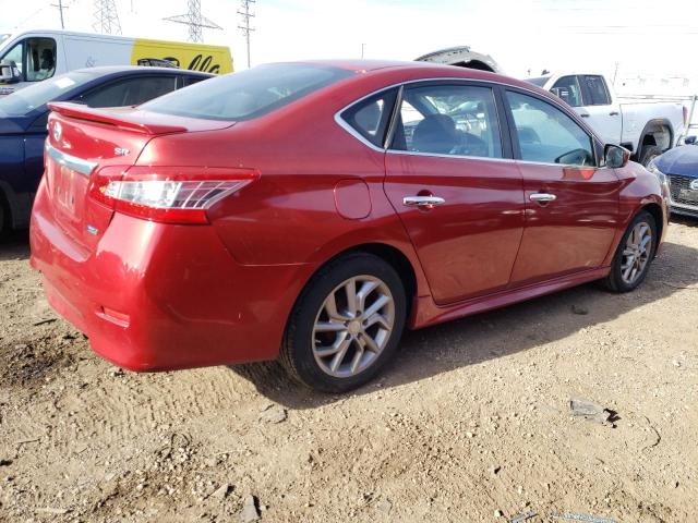 3N1AB7AP0EY305811 - 2014 NISSAN SENTRA S RED photo 3