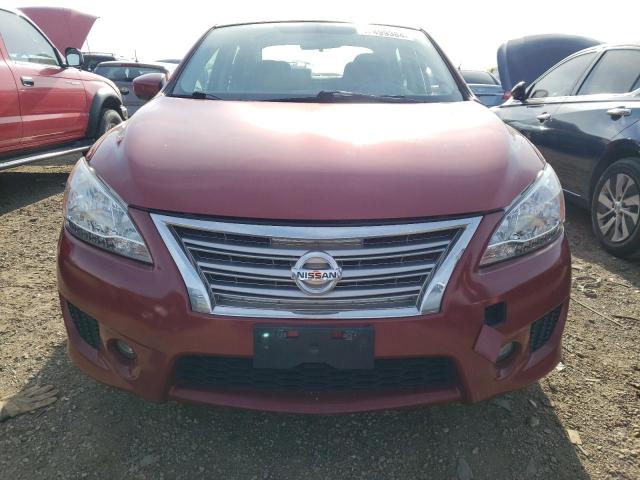 3N1AB7AP0EY305811 - 2014 NISSAN SENTRA S RED photo 5