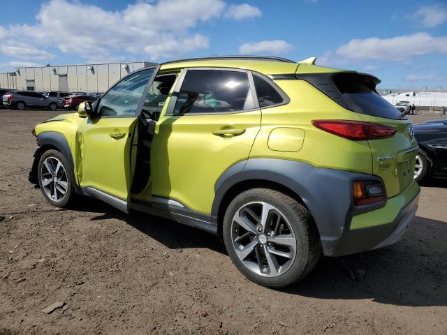 KM8K5CA59KU263570 - 2019 HYUNDAI KONA ULTIMATE GREEN photo 2