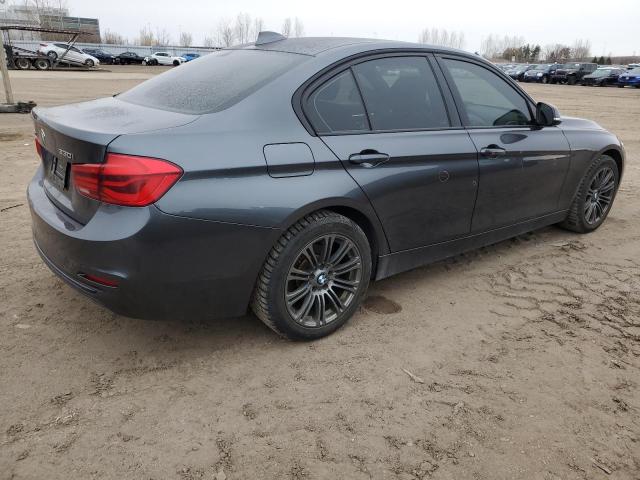 WBA8D9C56JA615048 - 2018 BMW 330 XI GRAY photo 3