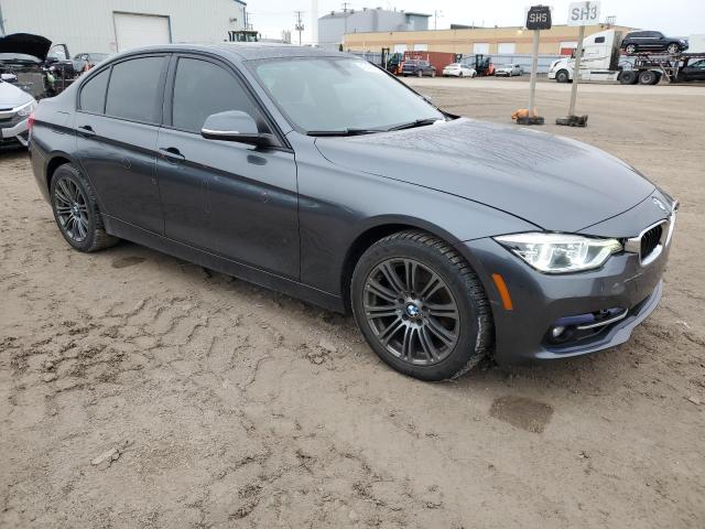 WBA8D9C56JA615048 - 2018 BMW 330 XI GRAY photo 4