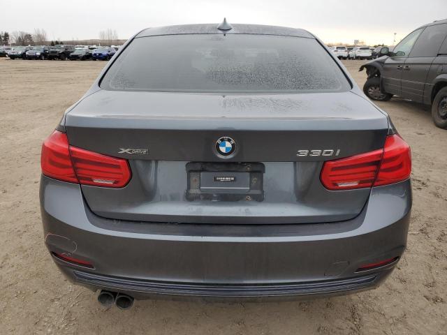 WBA8D9C56JA615048 - 2018 BMW 330 XI GRAY photo 6