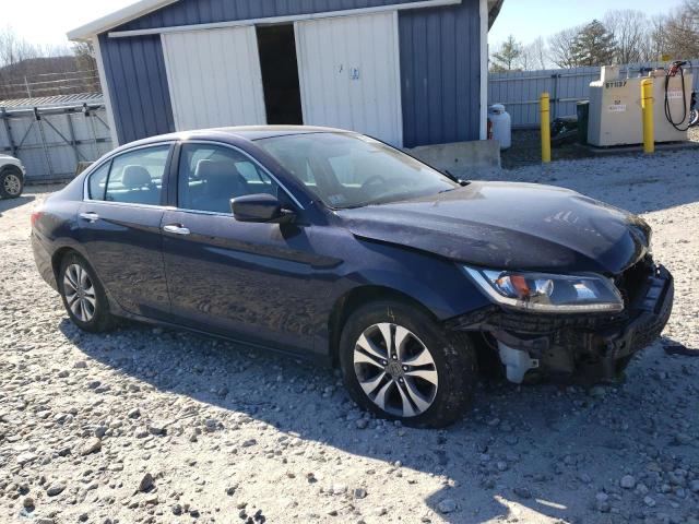 1HGCR2F33EA205718 - 2014 HONDA ACCORD LX BLUE photo 4