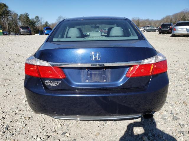 1HGCR2F33EA205718 - 2014 HONDA ACCORD LX BLUE photo 6