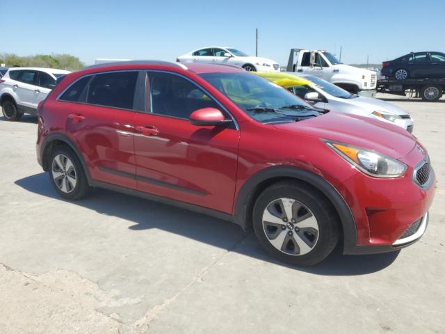 KNDCB3LCXH5088424 - 2017 KIA NIRO FE RED photo 4