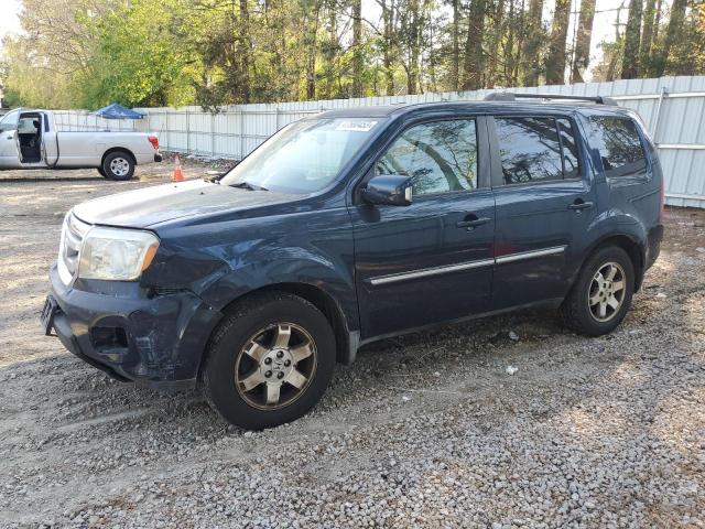 5FNYF48919B016654 - 2009 HONDA PILOT TOURING BLUE photo 1