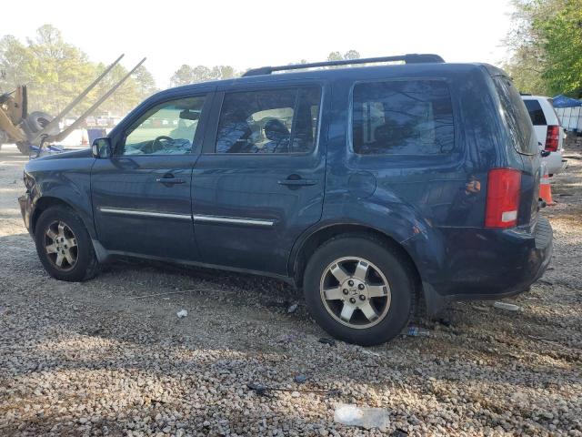 5FNYF48919B016654 - 2009 HONDA PILOT TOURING BLUE photo 2