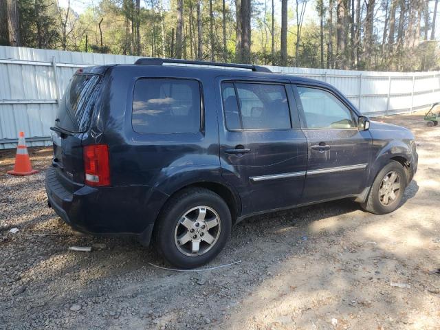 5FNYF48919B016654 - 2009 HONDA PILOT TOURING BLUE photo 3