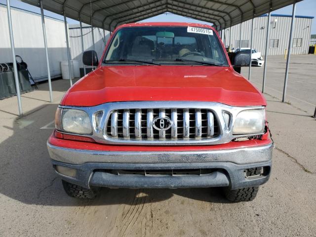 5TEGN92N84Z407390 - 2004 TOYOTA TACOMA DOUBLE CAB PRERUNNER RED photo 5