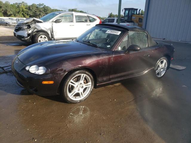 JM1NB353850411433 - 2005 MAZDA MX-5 MIATA BASE BURGUNDY photo 1