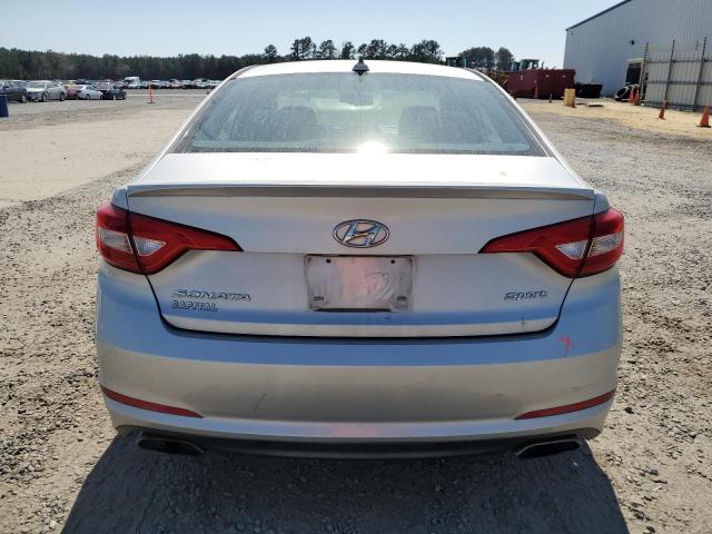 5NPE34AF8FH059803 - 2015 HYUNDAI SONATA SPORT SILVER photo 6