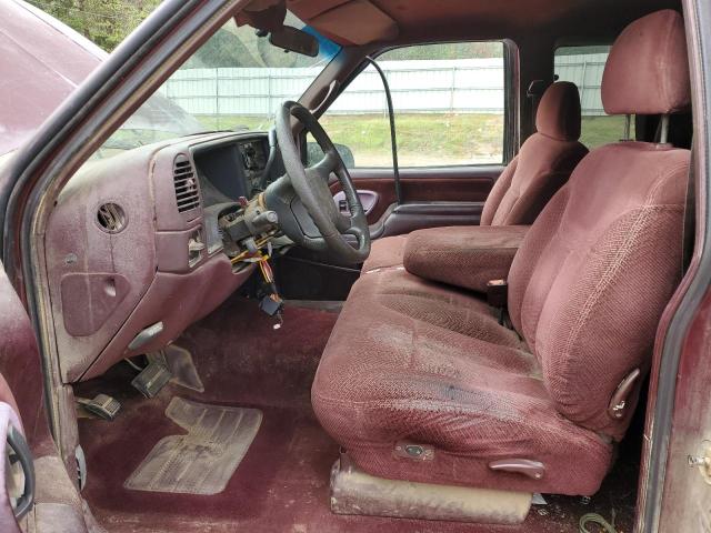 2GTEC19K0S1545324 - 1995 GMC 1500 LONG C1500 MAROON photo 7