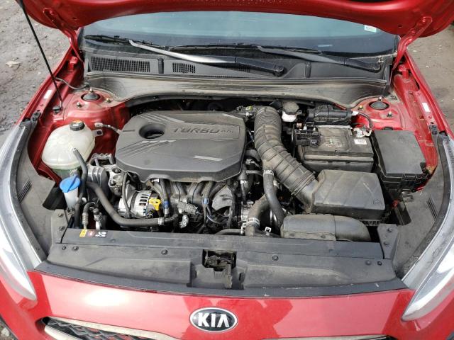 3KPF44AC1ME272312 - 2021 KIA FORTE GT RED photo 11