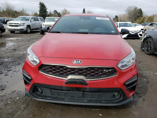 3KPF44AC1ME272312 - 2021 KIA FORTE GT RED photo 5