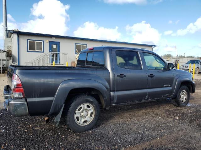 5TFJX4CN4DX024331 - 2013 TOYOTA TACOMA DOUBLE CAB GRAY photo 3