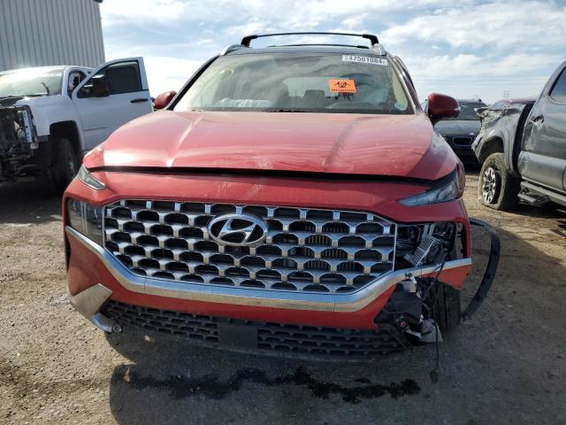 5NMS44AL1MH367993 - 2021 HYUNDAI SANTA FE LIMITED RED photo 5