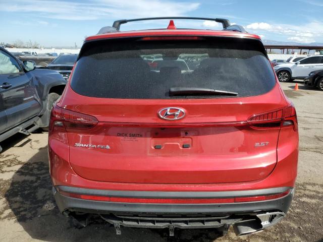 5NMS44AL1MH367993 - 2021 HYUNDAI SANTA FE LIMITED RED photo 6