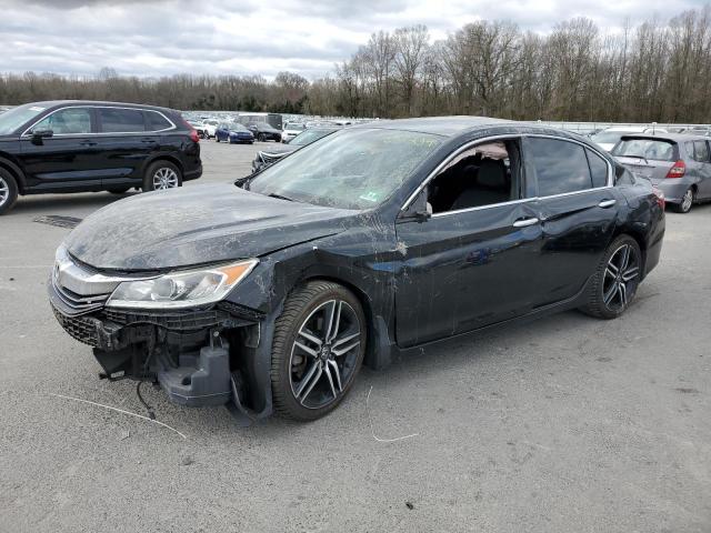 1HGCR2F50HA147153 - 2017 HONDA ACCORD SPORT BLACK photo 1