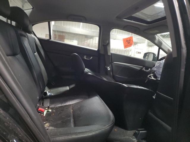 19XFB2F9XDE051654 - 2013 HONDA CIVIC EXL შავი ფოტო 10