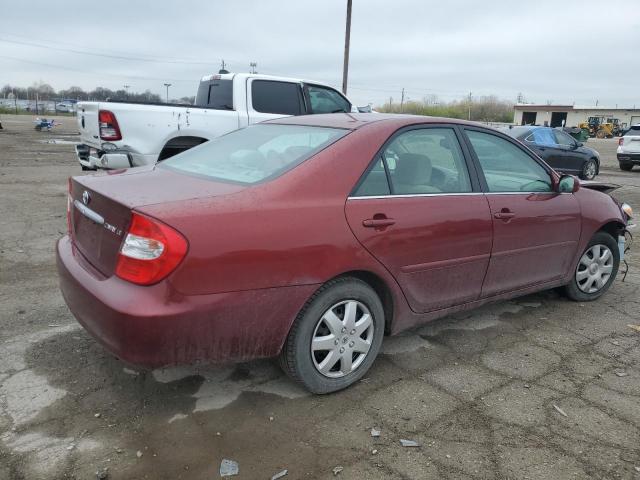 4T1BE32K42U064785 - 2002 TOYOTA CAMRY LE RED photo 3
