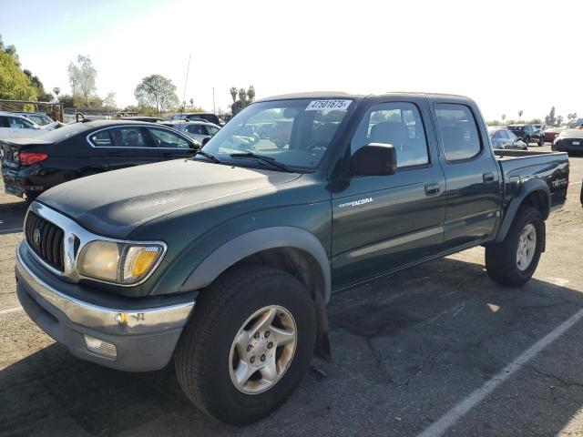 5TEGN92NX1Z816292 - 2001 TOYOTA TACOMA DOUBLE CAB PRERUNNER GREEN photo 1