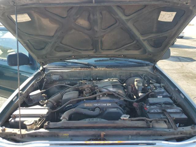 5TEGN92NX1Z816292 - 2001 TOYOTA TACOMA DOUBLE CAB PRERUNNER GREEN photo 11