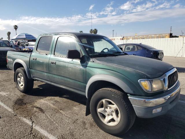 5TEGN92NX1Z816292 - 2001 TOYOTA TACOMA DOUBLE CAB PRERUNNER GREEN photo 4