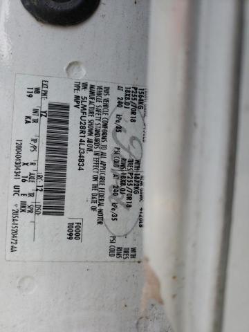 5LMFU28R14LJ34834 - 2004 LINCOLN NAVIGATOR 白色 照片 13